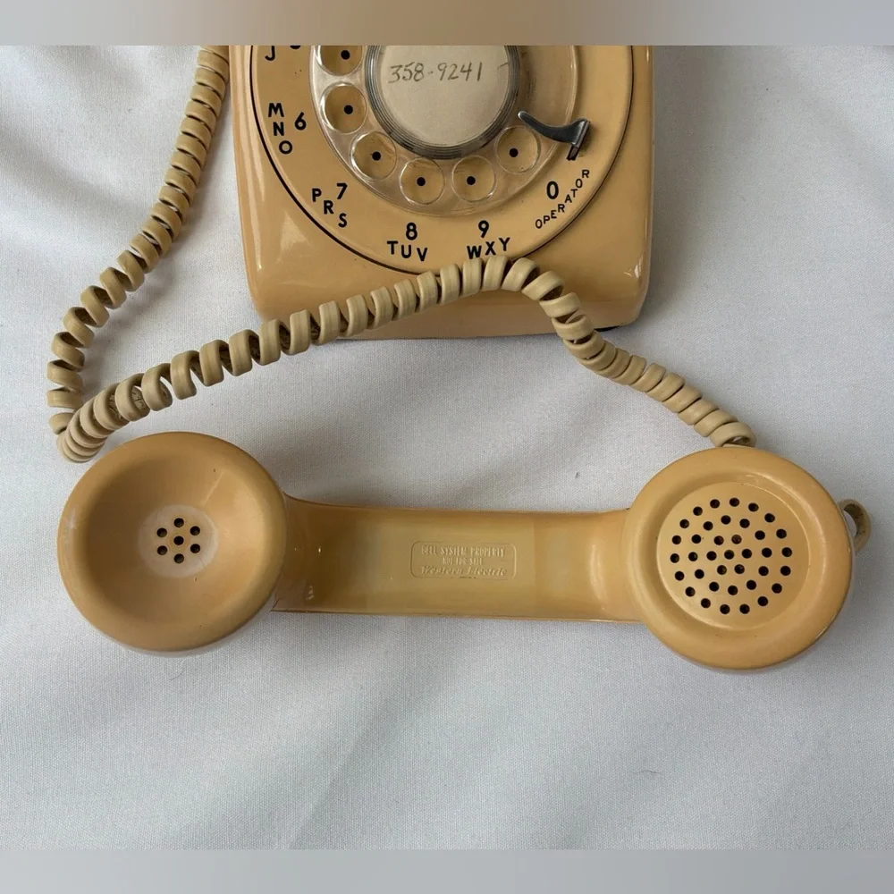 Vintage Western Electric Rotary Desktop Phone C/D 500 Tested !!